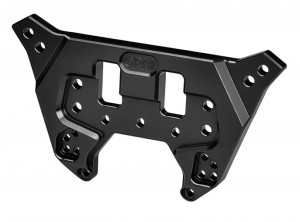GPM MTV6030 ALLOY REAR SHOCK TOWER THICKNESS 9mm ARA-3400 FOR ARRMA 1/7 TALION 6S EXB V6 ARA7707V6 - BLACK - MTV6030-BK