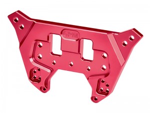 GPM MTV6030 ALLOY REAR SHOCK TOWER THICKNESS 9mm ARA-3400 FOR ARRMA 1/7 TALION 6S EXB V6 ARA7707V6 - RED - MTV6030-R