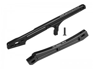 GPM MTV6016FR 7075 ALLOY FRONT & REAR BRACE ARA-3402 For ARRMA 1/7 TALION 6S EXB V6 BUGGY ARA7707V6 - MTV6016FR-BK