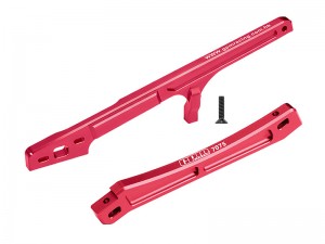 GPM MTV6016FR 7075 ALLOY FRONT & REAR BRACE ARA-3402 For ARRMA 1/7 TALION 6S EXB V6 BUGGY ARA7707V6 - RED - MTV6016FR-R