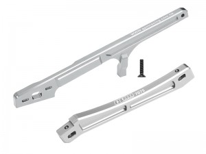 GPM MTV6016FR 7075 ALLOY FRONT & REAR BRACE ARA-3402 For ARRMA 1/7 TALION 6S EXB V6 BUGGY ARA7707V6 - SILVER - MTV6016FR-S