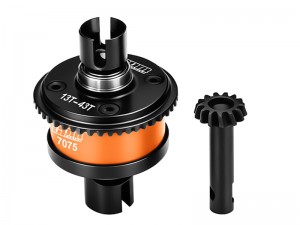 GPM LMT1343S 4140 STEEL 7075 ALLOY FRONT / REAR COMPLETE DIFFERENTIAL SET LOS242037 For LOSI 1/8 LMT 1.0 / 2.0 MONSTER LOS04022 - LMT1343S-OR