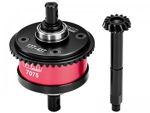 GPM LMT1343S/CS 4140 STEEL 7075 ALLOY CENTER COMPLETE DIFFERENTIAL 13 / 43T 1.0 MOD For LOSI 1/8 LMT 1.0 / 2.0 MONSTER LOS04022 - LMT1343S/CS-R