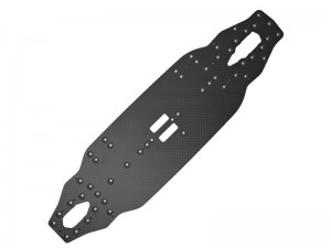 CARBON FIBER 2.2mm LOWER DECK MAIN CHASSIS 51759 FOR TAMIYA 1/10 TRF421X RC TOURING CAR 42384 - RS-TA51759/CA