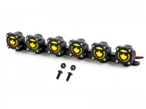LED ROOF TOP LIGHT BAR SMILE / SKULL PATTERN FOR 1/8 1/10 RC TRAXXAS TRX-4 AXIAL SCX-10 CRAWLER 4X4 TRUCK - RS-CA14A/LED