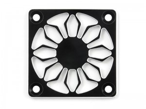 ALUMINUM MOTOR COOLING FAN COVER 30 X 30mm - RS-FAN3030C/BK