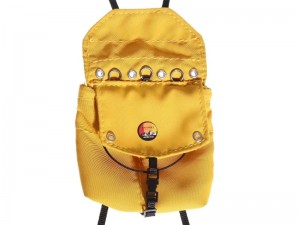 REALISTIC SPARE TIRE STORAGE BAG FOR 1/12 1/16 1/18 TRAXXAS TRX-4M AXIAL SCX-24 RC CRAWLER - YELLOW - RS-STB01/YE