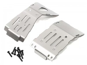 STAINLESS STEEL FRONT & REAR CHASSIS BUMPER PROTECTOR GUARD ARA320670 FOR RC 1/10 ARRMA QUAKE MONSTER TRUCK ARA3537T1 - TZP-ARA3537