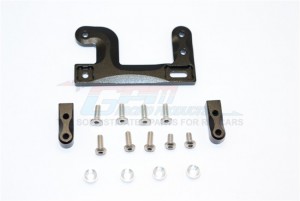 GPM TRU024X ALUMINIUM SERVO MOUNT  FOR TAMIYA TRACTOR TRUCK - Black - TRU024X-BK