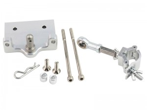 ALUMINUM 7075 REAR TRAILER TOW HOOK HITCH LOS-3715 FOR RC 1/5 LOSI 5IVE-TE 3.0 DESERT TRUCK LOS05022 - RS-LOS3715/SI