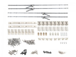 METAL 20 40FT CONTAINER DOOR ACCESSORIES SET FOR 1/14 TAMIYA TRACTOR TRAILER TRUCK 56377 56326 - RS-TRA029