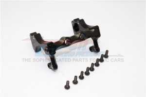 ALLOY REAR CHASSIS MOUNT FOR TAMIYA TRACTOR TRUCK - Black - TRU031SC-BK