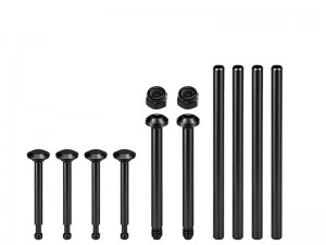 GPM MTV6/10PIN STEEL FRONT & REAR SUSPENSION PINS & SHOCK MOUNT PINS AR330381 For ARRMA TALI ... - MTV6/10PIN-BK