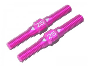 3RACING SAK-Z132 ALUMINUM TURNBUCKLE 25mm FOR 1/10 ZERO CERO TOURING CAR - SAK-Z132