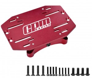 GPM 5T3/051 7075 ALLOY ESC TRAY W. MOUNT PLATE LOS-3698 For LOSI 1/5 5IVE-TE 3.0 LOS05022 - 5T3/051-R