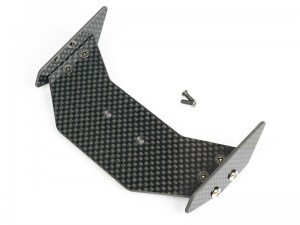 CARBON FIBER REAR TAIL WING ARA480074 FOR ARRMA 1/14 TYPHON GROM BUGGY 223S ARA2306 ARA2106 - RS-ARA480074/BK