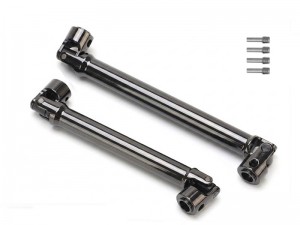 STEEL FRONT & REAR MAIN AXLE DRIVESHAFT AXI232051 AXI232052 FOR 1/10 AXIAL RACING RBX-10 CRAWLER - RS-AXI232051/BK