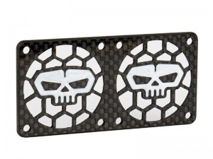 CARBON FIBER 80 X 40mm HEATSINK COOLING FAN COVER FOR 1/10 RC CAR - RS-FANC8040C/BK