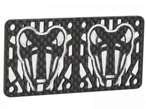 CARBON FIBER 80 X 40mm HEATSINK COOLING FAN COVER FOR 1/10 RC CAR - RS-FANC8040D/BK