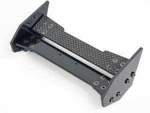 CARBON FIBER TAIL WING ARA-2666 FOR ARRMA 1/16 MINI KRATON 3S ARA2508 - RS-ARA2666/BK