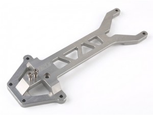 ALUMINUM 7075 FRONT CHASSIS BRACE W. STEERING PLATE LOS-3680 For LOSI 1/5 5IVE-TE 3.0 LOS05022 - RS-LOS3680/SI