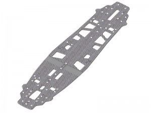 3RACING SAK-ZF102 C-FRP CHASSIS For Zero Cero FWD 1/10 RC TOURING CAR CAR - SAK-ZF102