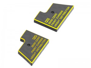 3RACING SAK-Z138  FRONT CHASSIS WEIGHT DISTRIBUTION 24g For Zero Cero 1/10 RC TOURING CAR - SAK-Z138