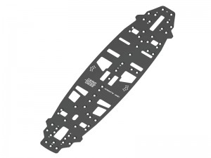 3RACING SAK-Z104 ALUMINUM CHASSIS -1.5mm For Zero Cero 1/10 RC TOURING CAR - SAK-Z104