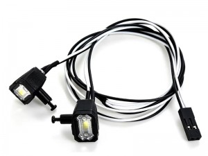 UNIVERSAL CRAWLER LED SPOTLIGHT PODS FOR 1/10 AXIAL SCX-10 TRAXXAS TRX-4 CAPRA RBX-10 CRAWLER - RS-CA15LED/WI