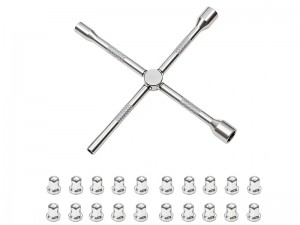 2.0/2.5/3.5/4.0mm REPAIR HEX SOCKET FOLDING CROSS WRENCH W. LOCK NUT FOR 1/14 TRACTOR TRUCK - ST-035/SI