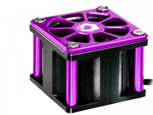 ALUMINUM COOLING HIGH SPEED FAN KIT 40mm x 40mm x 30mm FOR 3650 MOTOR - PURPLE - RS-FAN4028/PU