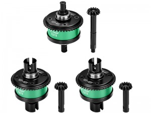 GPM LMT1343S/3 7075 ALLOY FRONT REAR AND CENTER DIFF SET M1.0 13T / 43T For LOSI 1/8 LMT 1.0 / 2.0 MONSTER LOS04022 - LMT1343S/3-G