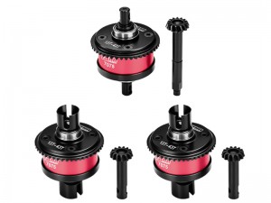 GPM LMT1343S/3 7075 ALLOY FRONT REAR AND CENTER DIFF SET M1.0 13T / 43T For LOSI 1/8 LMT 1.0 / 2.0 MONSTER LOS04022 - LMT1343S/3-R