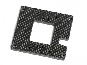 CARBON FIBER SPEKTRUM 150A HOBBYWING MAX 10 ESC PLATE 3mm AR320400 FOR 1/8 ARRMA MOJAVE 4S ARA4404T1 - RS-AR320400C/BK