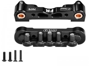 GPM MKV6008AB ALLOY 7075 FRONT BUMPER MOUNT & LOWER SUSPENSION MOUNT ARAC9052 ARA320808 For ARRMA 1/8 KRATON NOTORIOUS Outcast 6S TALION 6S V6 EXB - MKV6008AB-BK