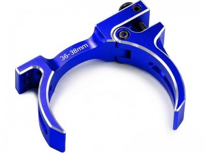 ALUMINUM 30mm 40mm 3650 3660 COOLING FAN 540 550 MOTOR MOUNT 36 - 38mm FOR 1/10 RC CAR - RS-FANM3638/BU