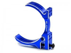 ALUMINUM 30mm 40mm COOLING FAN 4268 4274 4068 4076 4082 MOTOR MOUNT 40 - 42mm FOR 1/10 RC CAR - BLUE - RS-FANM4042/BU