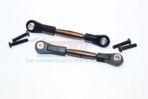 GPM TT2B054P SPRING STEEL FRONT UPPER TIE ROD WITH  PLASTIC ENDS TAMIYA TT-02B Buggy - TT2B054P-OC-BEBK