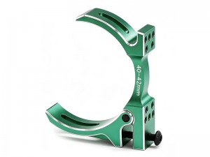 ALUMINUM 30mm 40mm COOLING FAN 4268 4274 4068 4076 4082 MOTOR MOUNT 40 - 42mm FOR 1/10 RC CAR - GREEN - RS-FANM4042/GR
