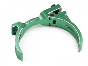 ALUMINUM 30mm 40mm COOLING FAN 1717 4985 MOTOR MOUNT 47 - 49mm FOR 1/5 ARRMA KRATON OUTCAST X-MAXX 1/6 XRT RC CAR - GREEN - RS-FANM4749/GR
