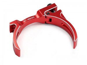 ALUMINUM 30mm 40mm COOLING FAN 1717 4985 MOTOR MOUNT 47 - 49mm FOR 1/5 ARRMA KRATON OUTCAST X-MAXX 1/6 XRT RC CAR - RS-FANM4749/RE