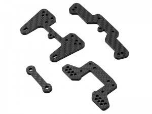 CARBON FIBER SHOCK STAY SET OT263  FOR 1/10 KYOSHO OPTIMA MID RC BUGGY 30622 30623 - RS-OT260/BK