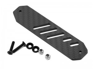 CARBON FIBER SERVO PROTECTION PLATE FOR TAMIYA GF-01 GF-01TR GF-01CB G6-01 RC TRUCK - RS-GF01-01/BK