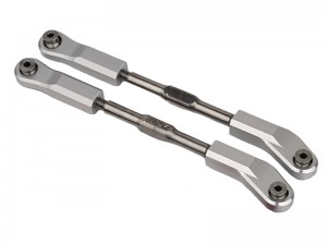 ALUMINUM 7075 TITANIUM FRONT STEERING TIE ROD ARA330817 ARA330662 FOR 1/8 KRATON NOTORIOUS TALION 6S V6 EXB - RS-ARA330817/SI