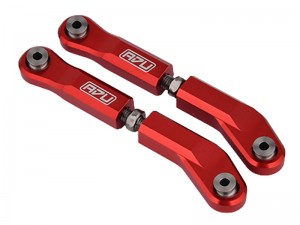 ALUMINUM 7075 TITANIUM FRONT STEERING TIE ROD ARA340176 AR330230 FOR 1/8 ARRMA TYPHON V5 TLR 1/7 INFRACTION LIMITLESS F1 V2 6X BLX - RED - RS-ARA340176/RE