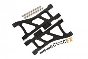 GPM TT2B056 ALLOY REAR LOWER ARM  TAMIYA TT-02B Buggy - TT2B056-BK
