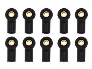 UNIVERSAL NYLON BALL END M3 X 18mm FOR 1/8 1/10 ARRMA TRAXXAS RC CAR SERVO TIE ROD - RS-M3018/BK