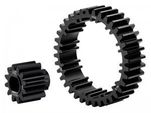 20CrMnTi STEEL CENTER DIFF GEAR SET M1.5 16T / 12T ARA310919 ARA310921 FOR RC ARRMA 1/5 KRATON  / OU ... - MAKX1236TS