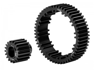 20CrMnTi STEEL CENTER DIFF GEAR SET M1 59T / 19T ARA310919 ARA310921 FOR RC ARRMA 1/5 KRATON  / OUTCAST MONSTER 8S EXB - MAKX1953TS