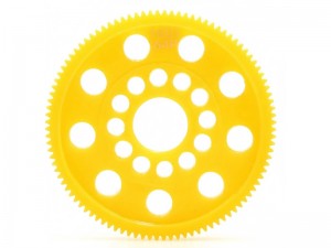 NYLON 66% FIBERGLASS 34% HARD SPUR GEAR 64P 96T 100T 110T FOR 1/10 3RACING YOKOMO MST RC ONRAOD CAR - 100T - RS-SG64P100T